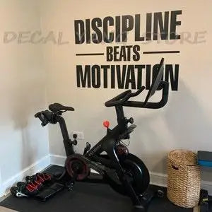 DECALYANG Discipline beat motivation, fitness stickers, workout, workout, gym wall stickers, vinyl wall stickers G1